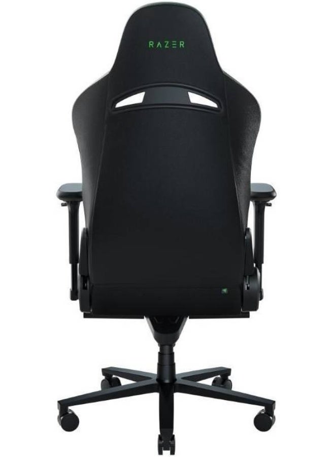 RAZER Enki Ergonomic Gaming Chair – Wide 21” Seat, Built-in Lumbar Support, Memory Foam Head Cushion, Recline 152°, Tilt & Swivel, Premium Synthetic Leather + Fabric, All-Day Comfort, Black&Green | RZ38-03720100-R3G1 - Image 3