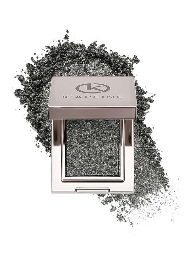 KAPEINE Dark Grey Glitter Eyeshadow, Single Shimmer Eyeshaow Sparkling Highlighter Metallic Eye Shade Waterproof Makeup Palette Blendable Eyes Glitter for Everyday Stage Performance 07 - Image 1