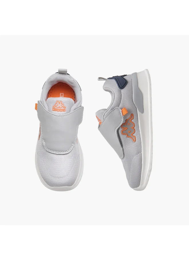 Kappa Boys' Pull Tab Detail Sports Shoes with Hook and Loop Closure