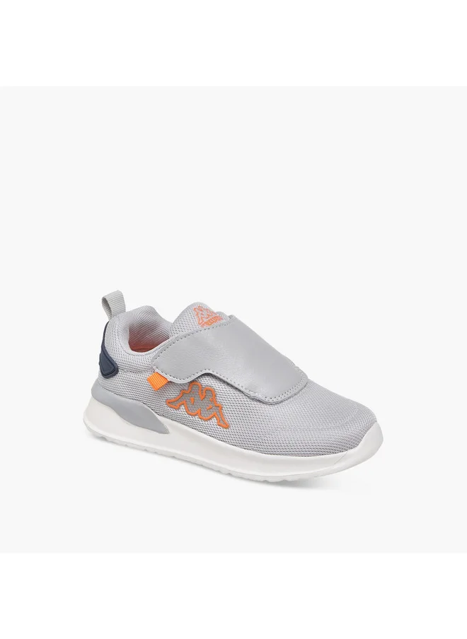 Kappa Boys' Pull Tab Detail Sports Shoes with Hook and Loop Closure