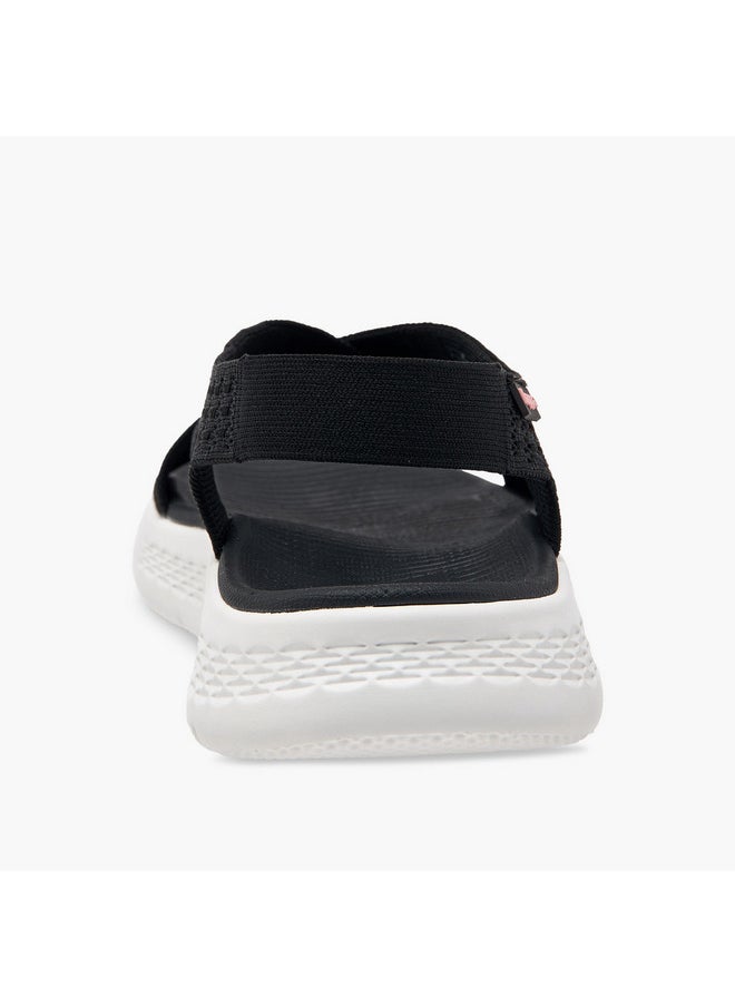 Kappa Women's Textured Slip-On Criss Cross Sandals  - Image 4