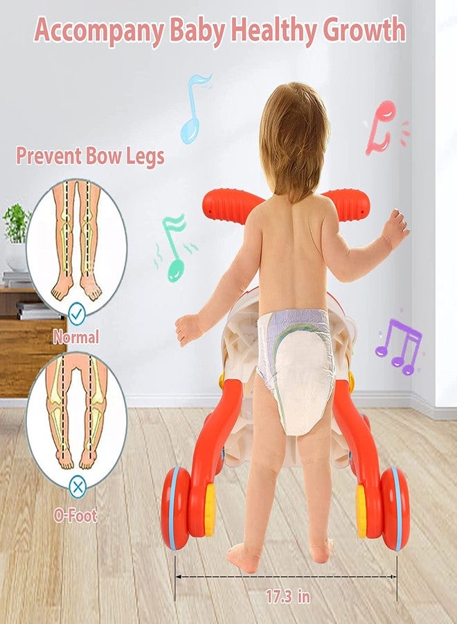 Mokshith Baby Sit-to-Stand Learning Walker, 2 in 1 Baby Walker for Girls Boys, Educational Push Walkers with Entertainment Activity Table,Music Learning Toy for Infant Boys Girls - Image 5