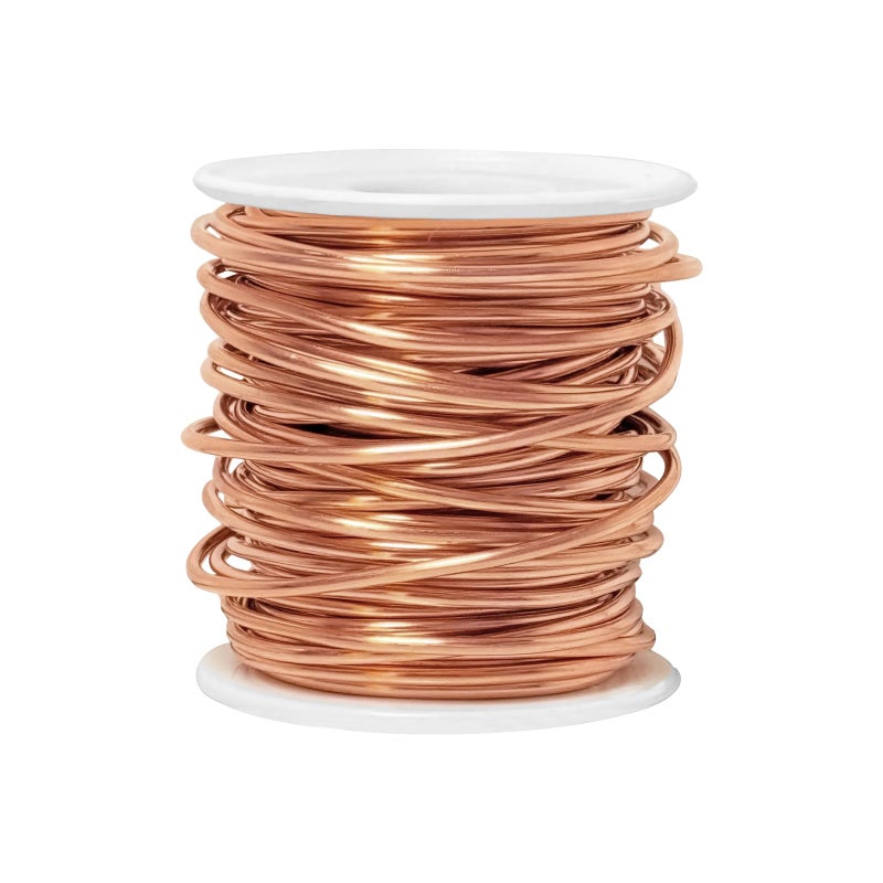 Acuteye 99.9% Pure Copper Wire, 12 Gauge(2mm) 50FT(15.24m) Soft Copper Wire Craft Wire for Electroculture, Gardening, Jewelry Making, DIY, Plants - Image 1