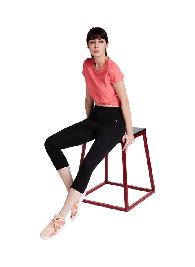 JOCKEY Jockey 1391 Women Super Combed Cotton Elastane Stretch Slim Fit Capri with Ultra soft Waistband  - Image 3