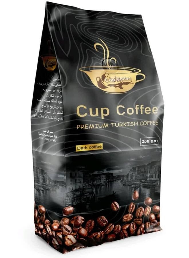 Cup Coffee Turkish Coffee Dark Plain-250 gm - Image 1