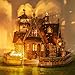 FUNPOLA 3D Wood Puzzle Countryside Cottage Model DIY Miniature Building Kit with Spark LED Lights Craft Rural Architecture Home Dcor Gift for Adults - Image 3