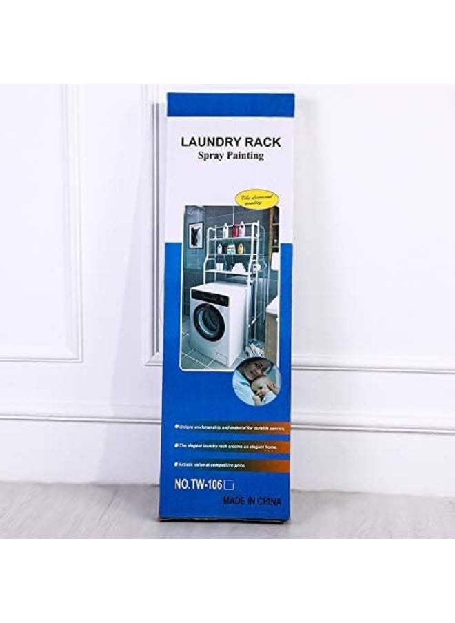 SAQOWARE 3 Layer Metal Washing Machine Storage Shelf Rack, Space Saver Organizer Holder  - Image 5