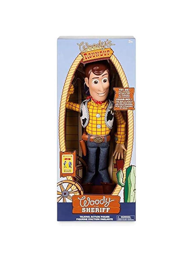 Store Official Sheriff Woody Talking Action Figure from Toy Story, Features Sounds and Phrases from The Movies, Interacts with Other Figures and Toys - Image 5