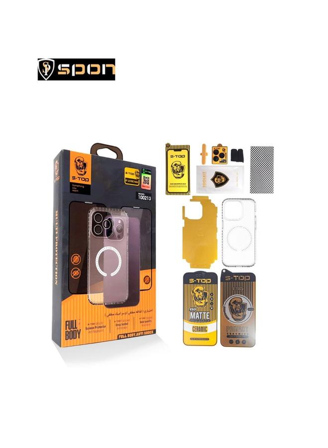 PROMASS The strongest package - full protection package for iPhone 14 Pro (10 in 1) - Image 2