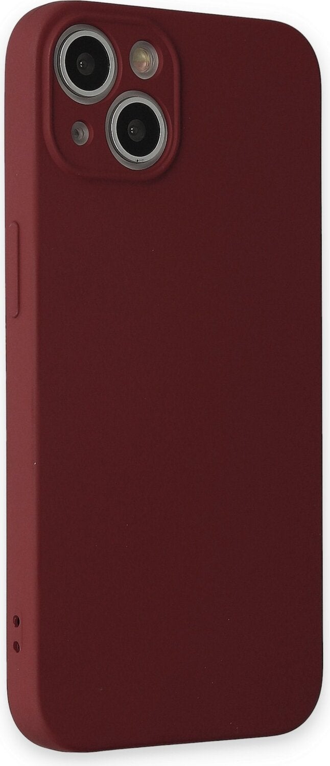 Bilişim Aksesuar Apple iPhone 13 Case Nano Velvet Silicone Inside - Claret Red  - Image 3
