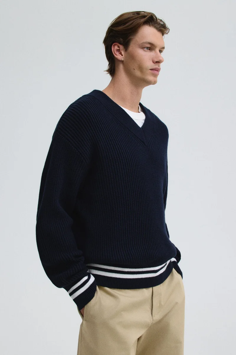 H&M Boxy Fit Rib-knit jumper