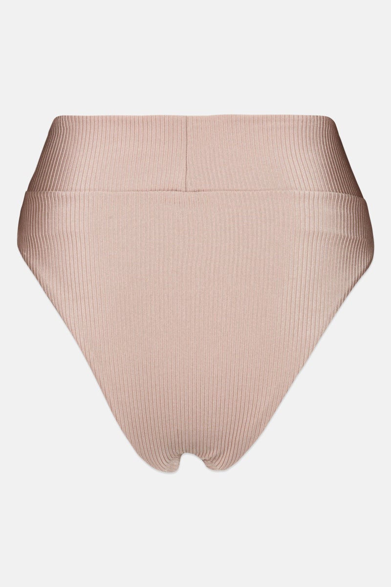 Aerie Women Metallic Print Pull On Panty, Peach  - Image 3