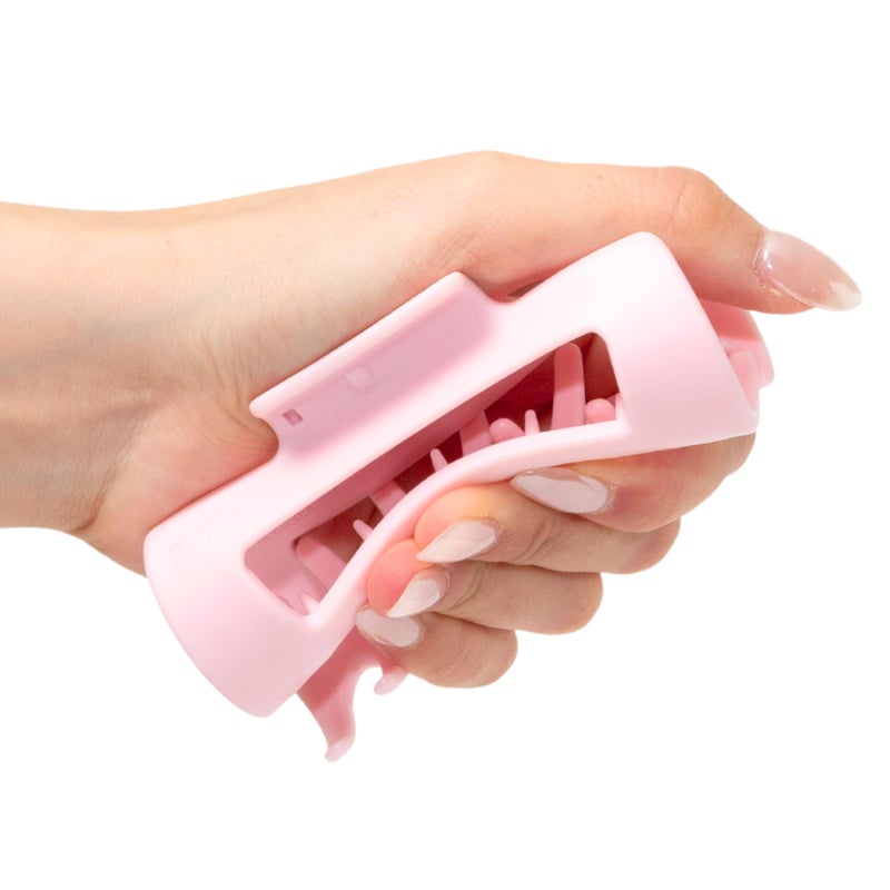 Mello The Original Mello Hair Claw Clip Squishy Claw Clip Made in Korea Patent Pending 30021976 (Pink, Medium) - Image 1