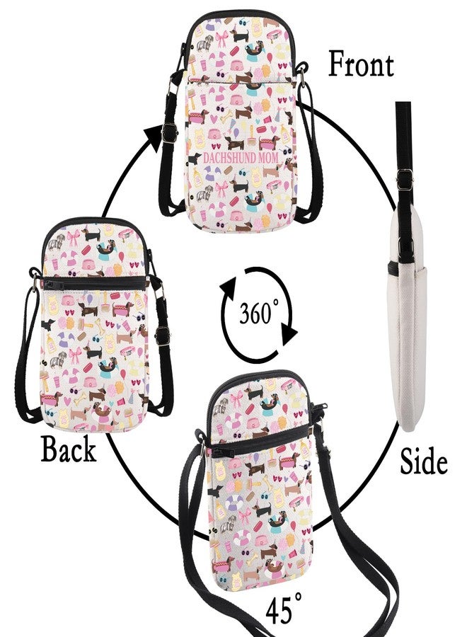 MBMSO Dachshund Mom Crossbody Bag Cute Dachshund Gifts for Women Weiner Dog Gifts for Dog Owners Pet Dog Gifts for Dog Lovers (Dachshund Mom CB) - Image 5
