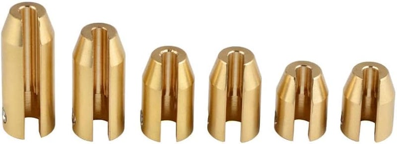 6 قطع من أوزان توازن أسلاك عجلات الدراجات النارية النحاسية لدراجات سوبر موتو الرياضية المزدوجة والدراجات الكلاسيكية المتريّة - Image 1