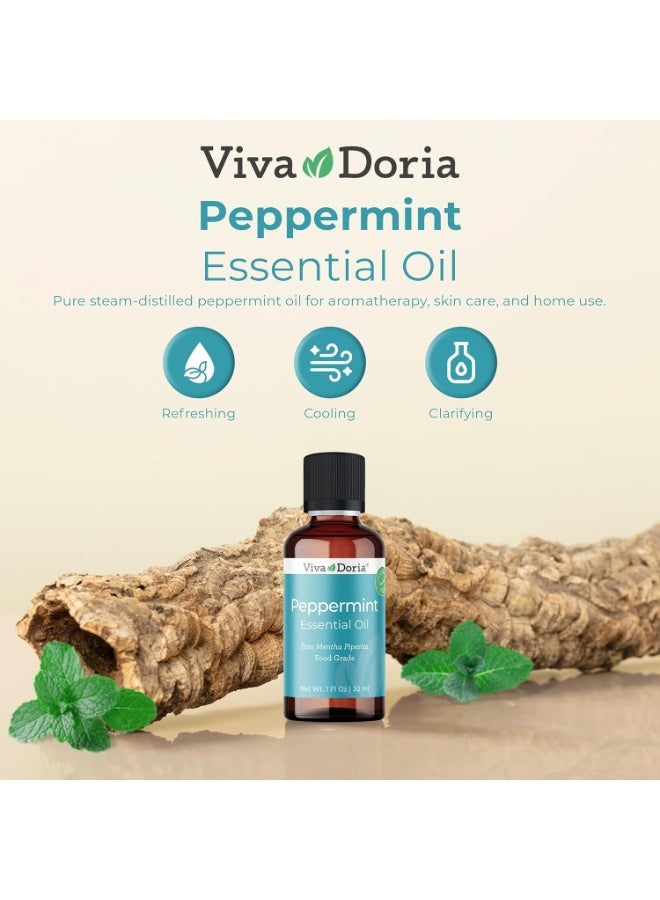 Viva Doria 100% Pure Northwest Peppermint Essential Oil, Undiluted, Food Grade, Steam Distilled, Made in USA, 30 mL (1 Fluid Ounce) - Image 5