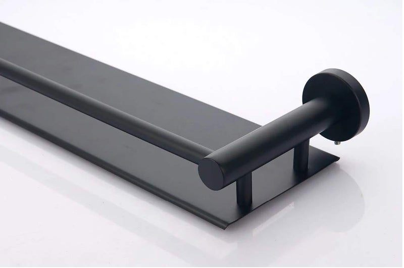 HANDY Stainless Steel Bathroom Shelf, 1 Tier Stainless Steel Shower Shelves Wall Mounted, Shower Storage, Matte Finish(Color- Matte Black - Size 16 x 5 inches) - Image 4