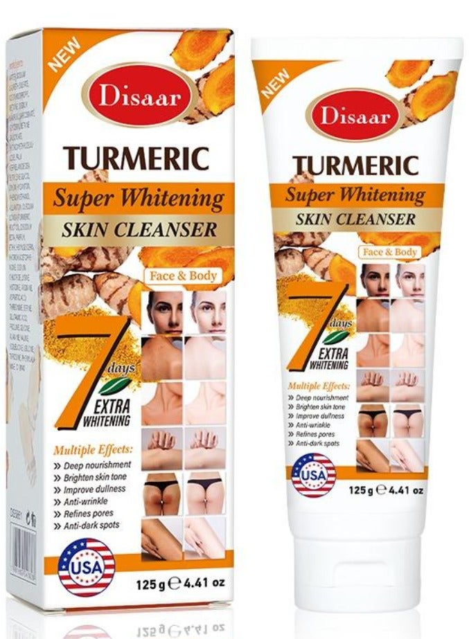 ديسار غسول ​​البشرة الفائق التبييض بالكركم 125 جرام