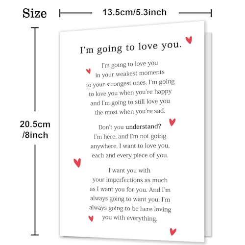 HEJOYN Valentines Day Cards for Him Her, Valentine's Day Card Gifts for Husband Wife Boyfriend Girlfriend BF GF, Valentines Day Gifts - Image 3