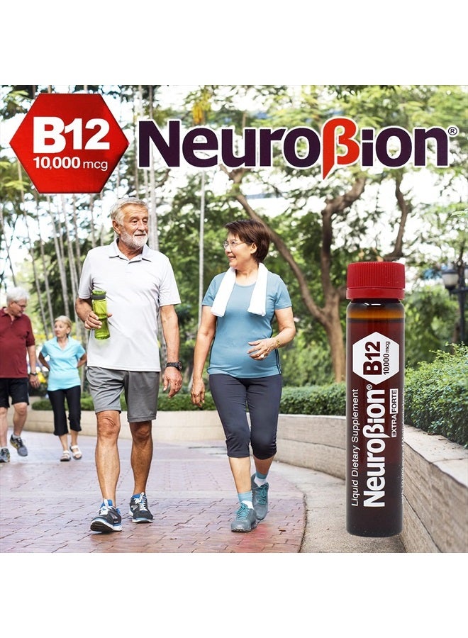 Neurobion فيالز ب12 إكسترا فورت 10,000 ميكروغرام - قوي للغاية - 10 فيال لكل صندوق - Image 3