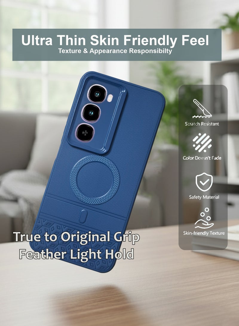 غطاء خلفي من السيليكون لهاتف Itel City 100 - غطاء من السيليكون الحراري المرن (TPU)، متين وذو فتحات دقيقة - حماية من الخدوش والغبار والبقع، غطاء مقاوم للصدمات والماء لهاتف Itel City 100 - أزرق - Image 2