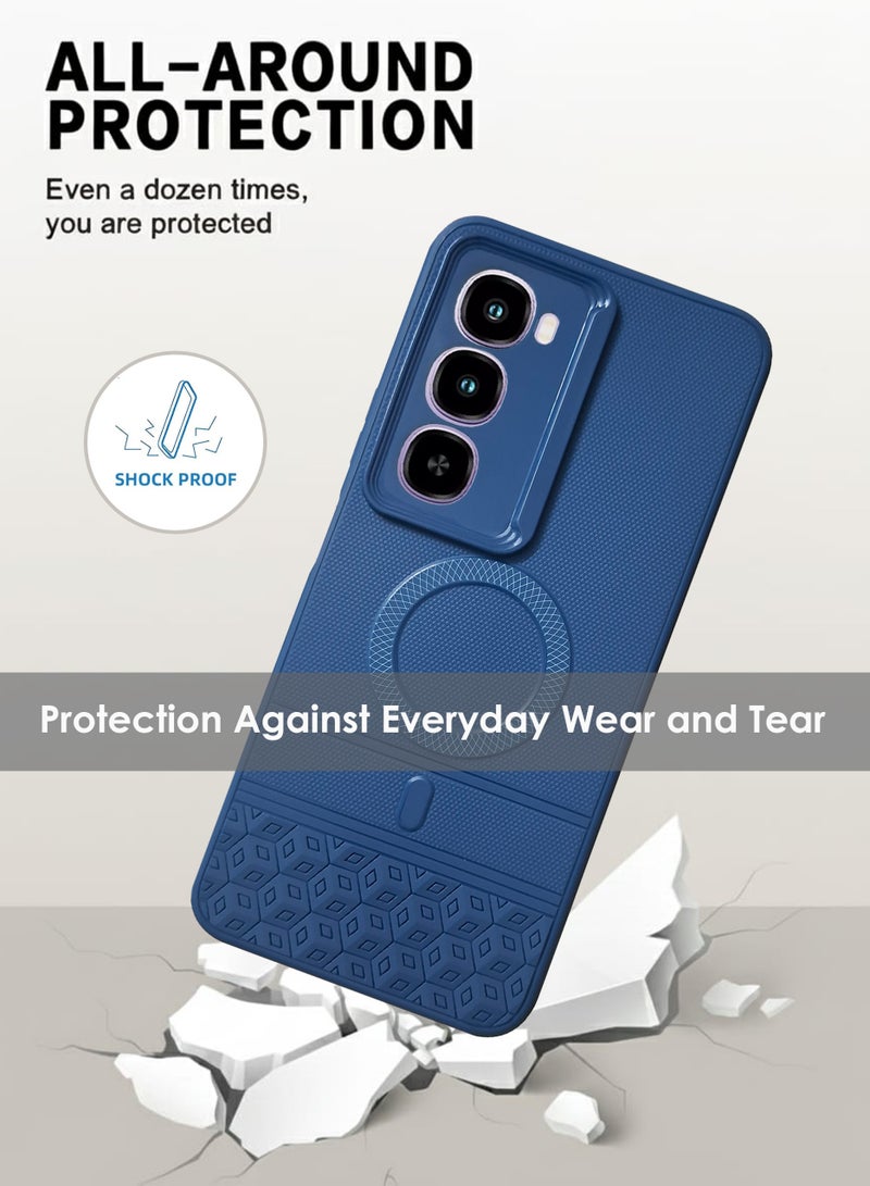 غطاء خلفي من السيليكون لهاتف Itel City 100 - غطاء من السيليكون الحراري المرن (TPU)، متين وذو فتحات دقيقة - حماية من الخدوش والغبار والبقع، غطاء مقاوم للصدمات والماء لهاتف Itel City 100 - أزرق - Image 3