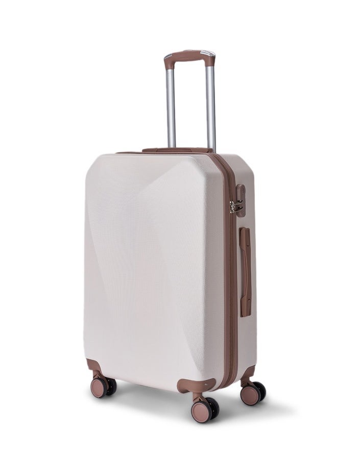 LIMRA Hardside 6 Piece Luggage Trolley Set Beige/Gold  - Image 3