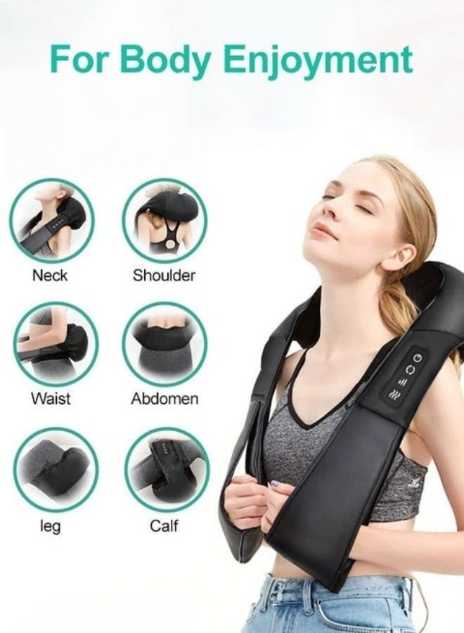 Medcursor Neck Massager, Electric Neck and Back Massager with Heat, Portable Deep Tissue 3D Kneading Pillow for Muscle Pain Relief, Home, Office Use, Mothers Day Gifts - Image 4