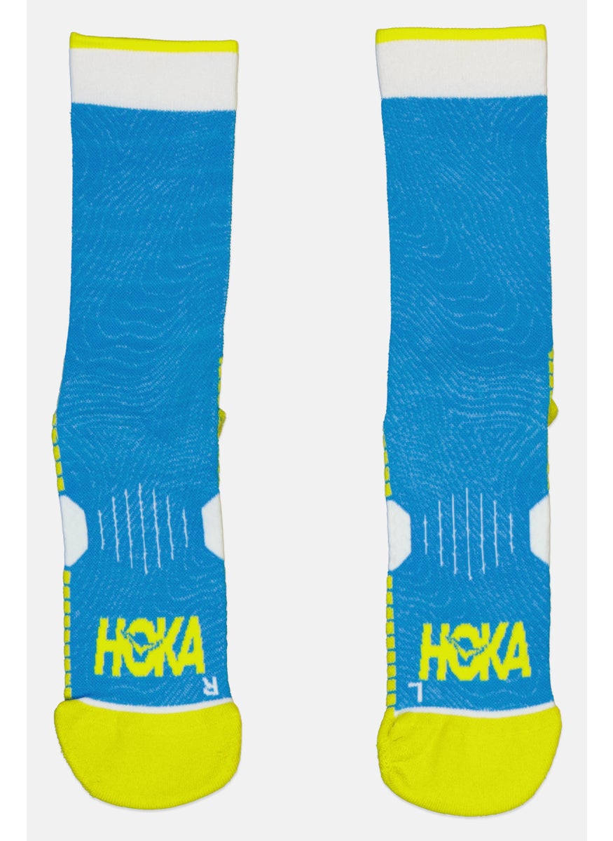 Hoka - Men 1 Pairs Brand Logo Run Socks, Multicolor - Image 1