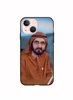 Protective Case Cover For Apple iPhone 14 Sheikh Mohammed Bin Rashid Al Maktoum Design Multicolour