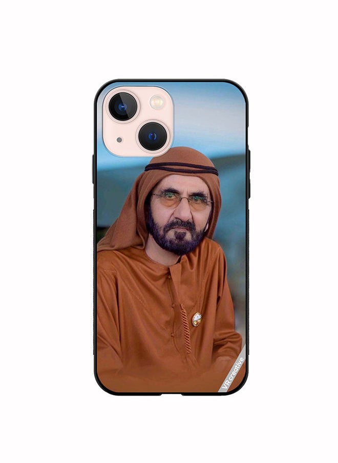 VR CREATIVE - Protective Case Cover For Apple iPhone 14 Sheikh Mohammed Bin Rashid Al Maktoum Design Multicolour - Image 1