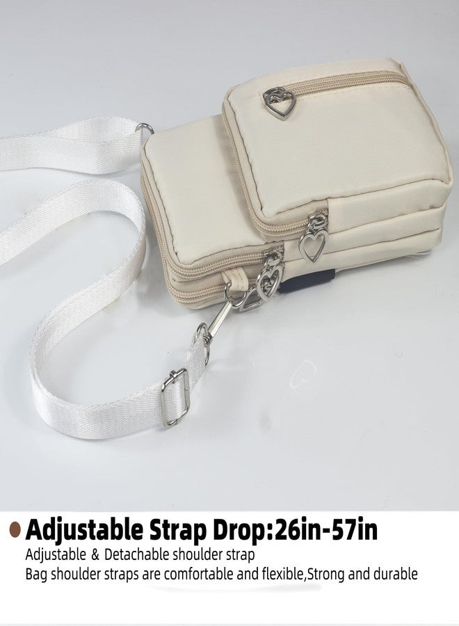 JANKS Crossbody Wallet Phone Bag for Women, Nylon Small Crossbody Shoulder Bag Arm Bag, Cell Phone Purse, Mini Wallet with Adjustable Strap - Image 4