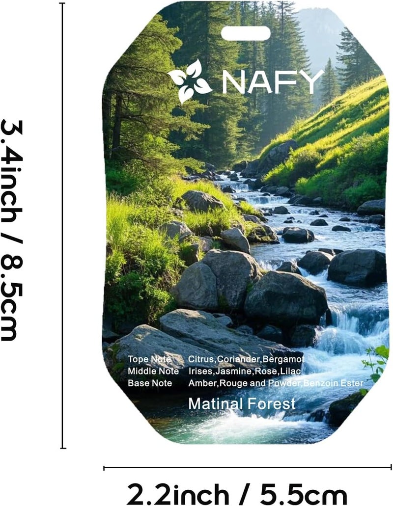 NAFY Air Fresheners Car Air Freshener 4-Pack - Forest Scent - Image 3