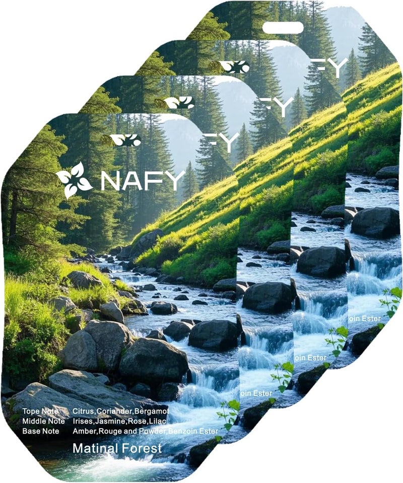 NAFY Air Fresheners Car Air Freshener 4-Pack - Forest Scent - Image 1