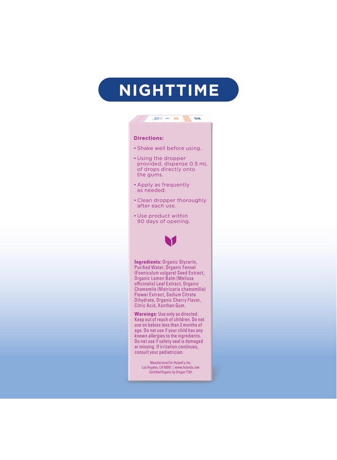 Hyland's Baby - Organic Daytime & Nighttime Soothing Drops Combo Pack, Drops For Oral Discomfort, 2 Oz. - Image 3