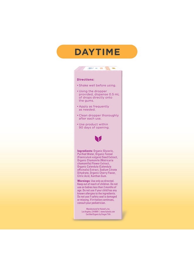 Hyland's Baby - Organic Daytime & Nighttime Soothing Drops Combo Pack, Drops For Oral Discomfort, 2 Oz. - Image 2