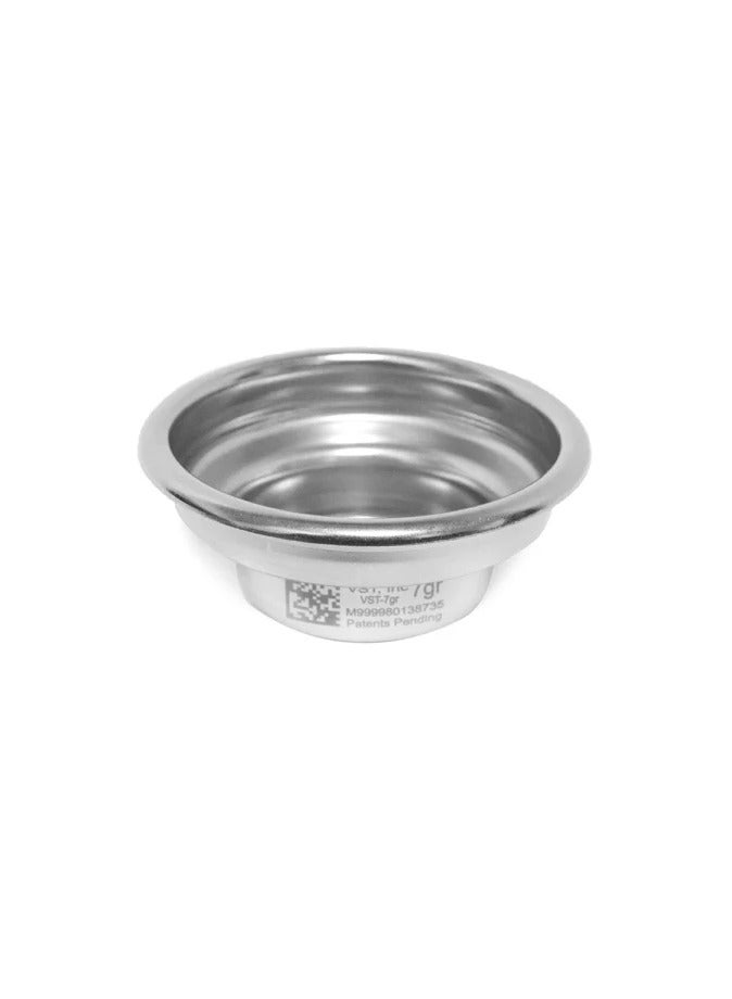 Ridged Precision Filter Baskets for 58mm Portafilter, 7g - Made of Stainless Steel