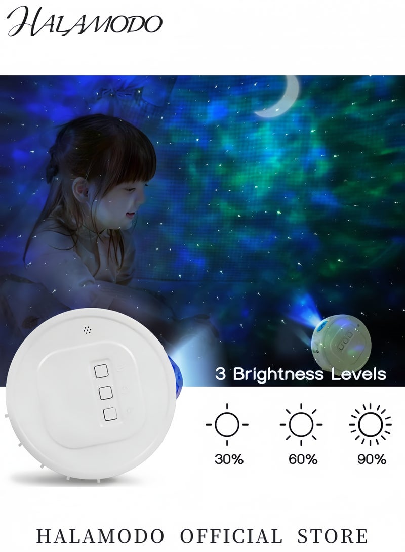 HALAMODO Starry Sky Projector Lamp White - Image 3