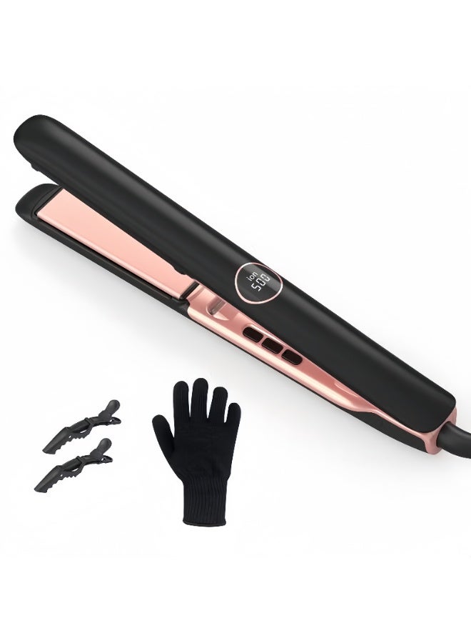ZONBON Professional Ceramic Hair Device 2 in 1 Equipped with Ionic Technology to Reduce Frizz and Protect Hair and Deliver Salon Results at Home - Image 1