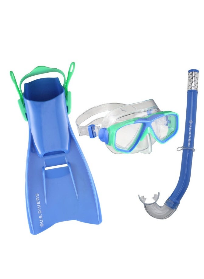 Gerenic U.S. Divers Tiki Junior Snorkelling Set Blue Small/Medium 