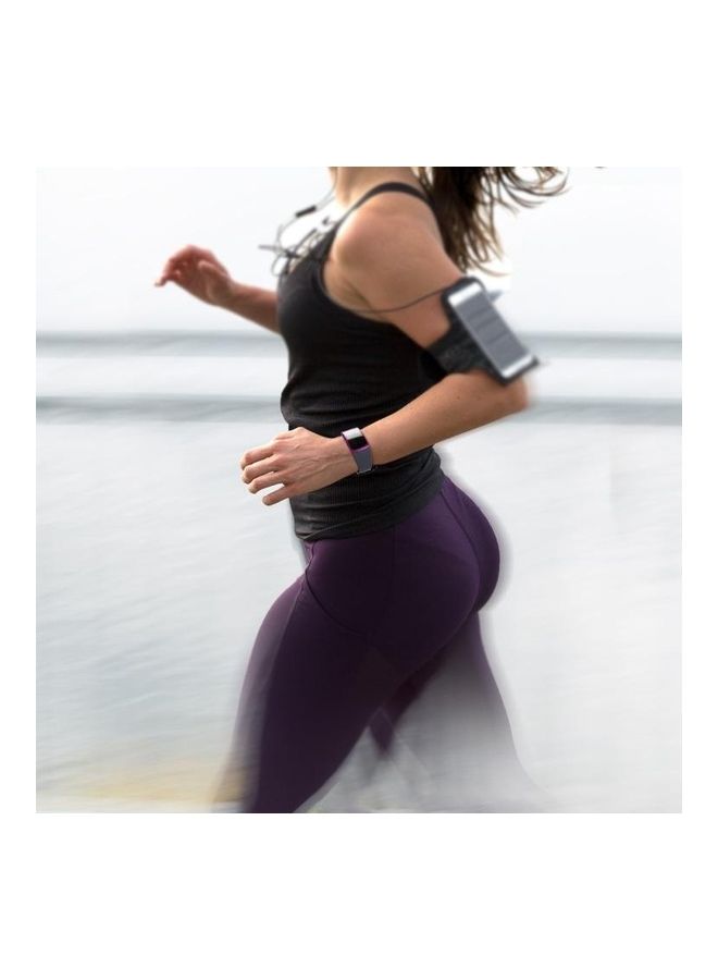 نيبمينينت سوار من السيليكون والبولي يوريثان الحراري بملمس بارز لساعة سامسونج جالاكسي جير فيت 2 ثلاثية الأبعاد رمادي - Image 5