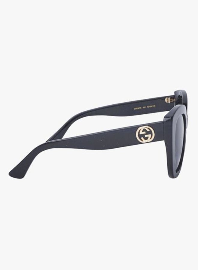 GUCCI Women's Cat Eye Sunglasses with Grey lenses GG0327S 001 52mm - Image 3