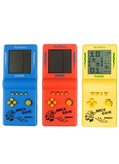 SYOSI 3 Pcs Brick Game Console Large Screen Handheld Games Electronic Games Build in 23 Classic Game for Kids Adults(Random Color)  - Image 1