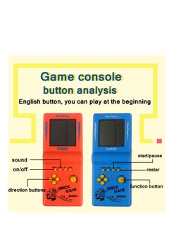 SYOSI 3 Pcs Brick Game Console Large Screen Handheld Games Electronic Games Build in 23 Classic Game for Kids Adults(Random Color)  - Image 5