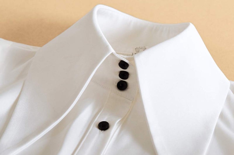 Elegtiskas Detachable Dickey Collar Blouse Half Shirt False Collar for Women and Girl - Image 3