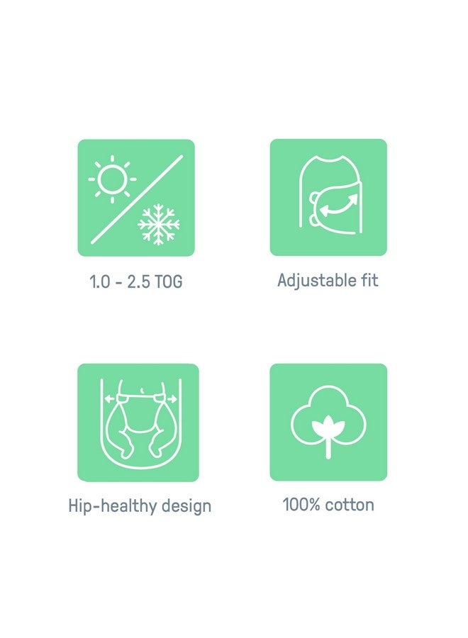 Ingenuity by SwaddleMe All Season Baby Swaddle, 2 Quick Flip Layers to Change from 1.0 to 2.5 TOG, Size 0-3 Months, 7-14 Pounds - Dream Waves - Image 3