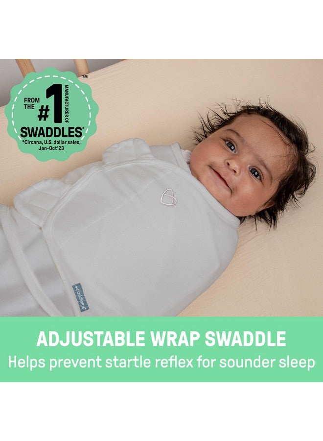 Ingenuity by SwaddleMe All Season Baby Swaddle, 2 Quick Flip Layers to Change from 1.0 to 2.5 TOG, Size 0-3 Months, 7-14 Pounds - Dream Waves - Image 2