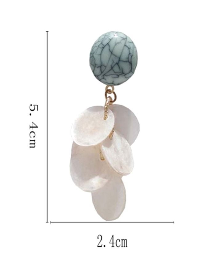 اليشمك أقراط متدلية على شكل بتلة - Image 3