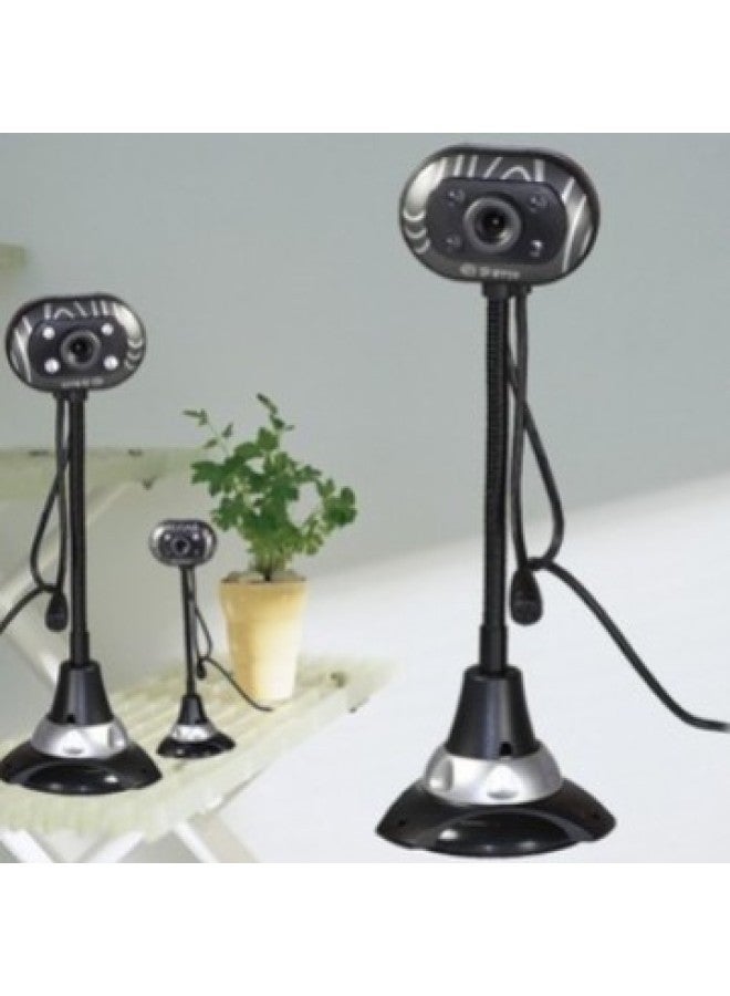 Yuhuashi HD Explosions Computer USB Camera Notebook Desktop Video Night Vision Microphone Drive-Free Cross-Border-color:608 Bare Metal - Image 3