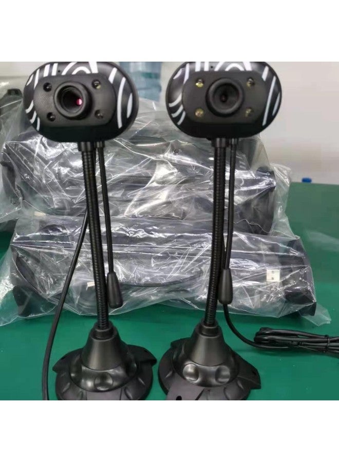 Yuhuashi HD Explosions Computer USB Camera Notebook Desktop Video Night Vision Microphone Drive-Free Cross-Border-color:608 Bare Metal - Image 5